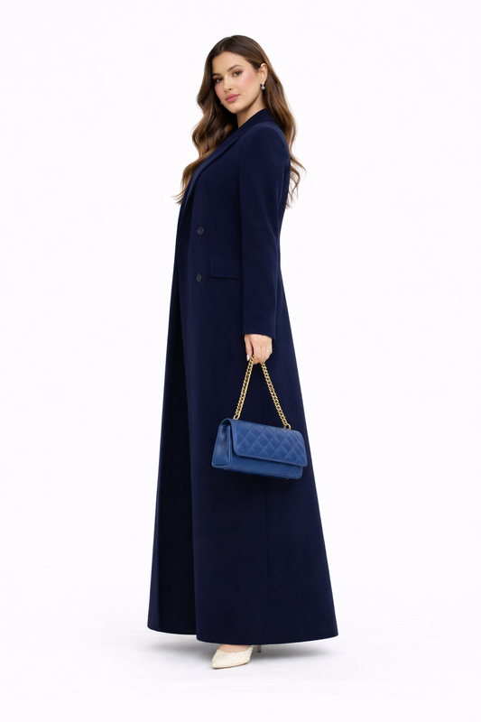 The Longline Blazer Navy Blue