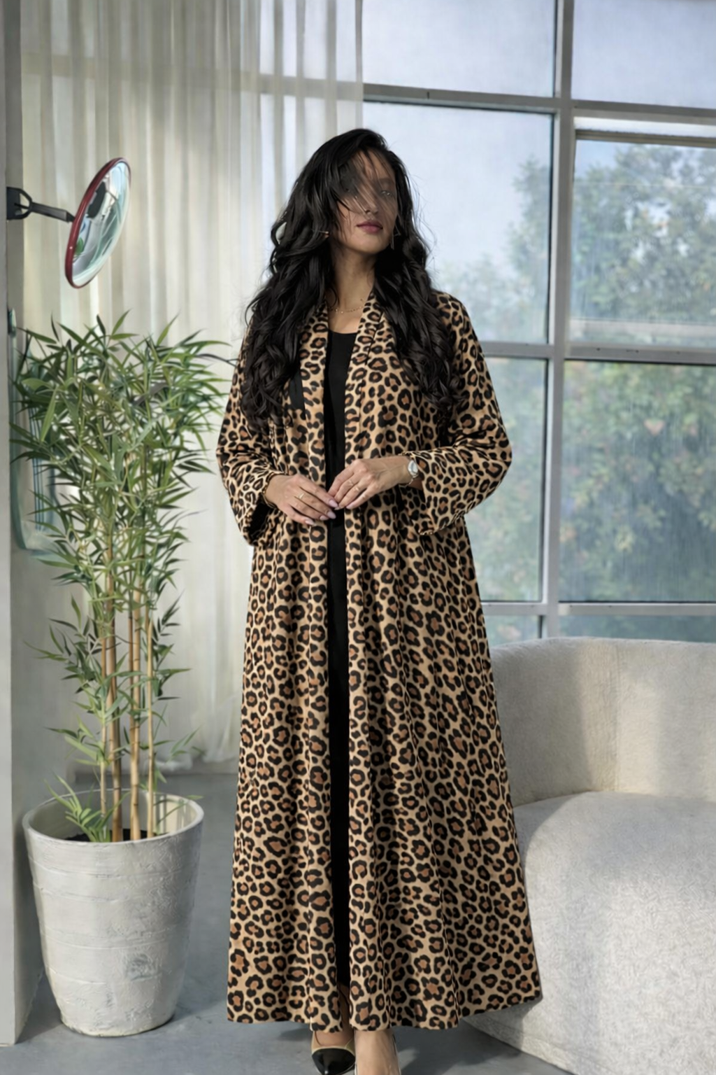 The Reversible Leopard Abaya